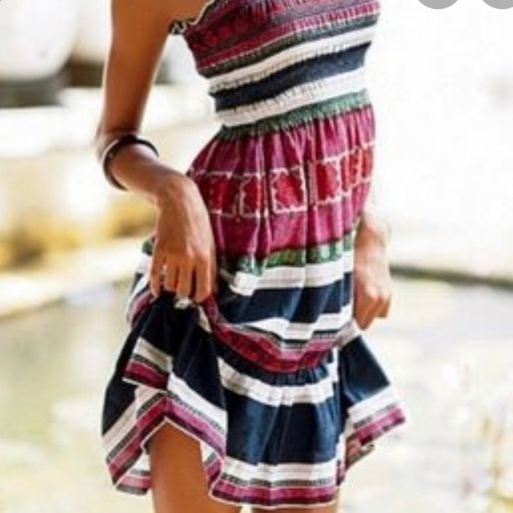 Moda International Smocked Tube Dress